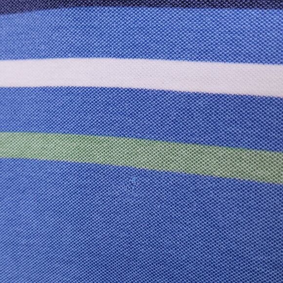 IZOD Casual Collared Short Sleeve Polo Shirt Adult Mens Size XL Blue - Picture 11 of 12